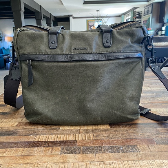 Cole Haan Dark Green Men's Messenger Bag